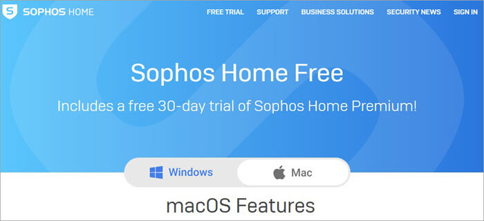 sophos antivirus for mac home edition review